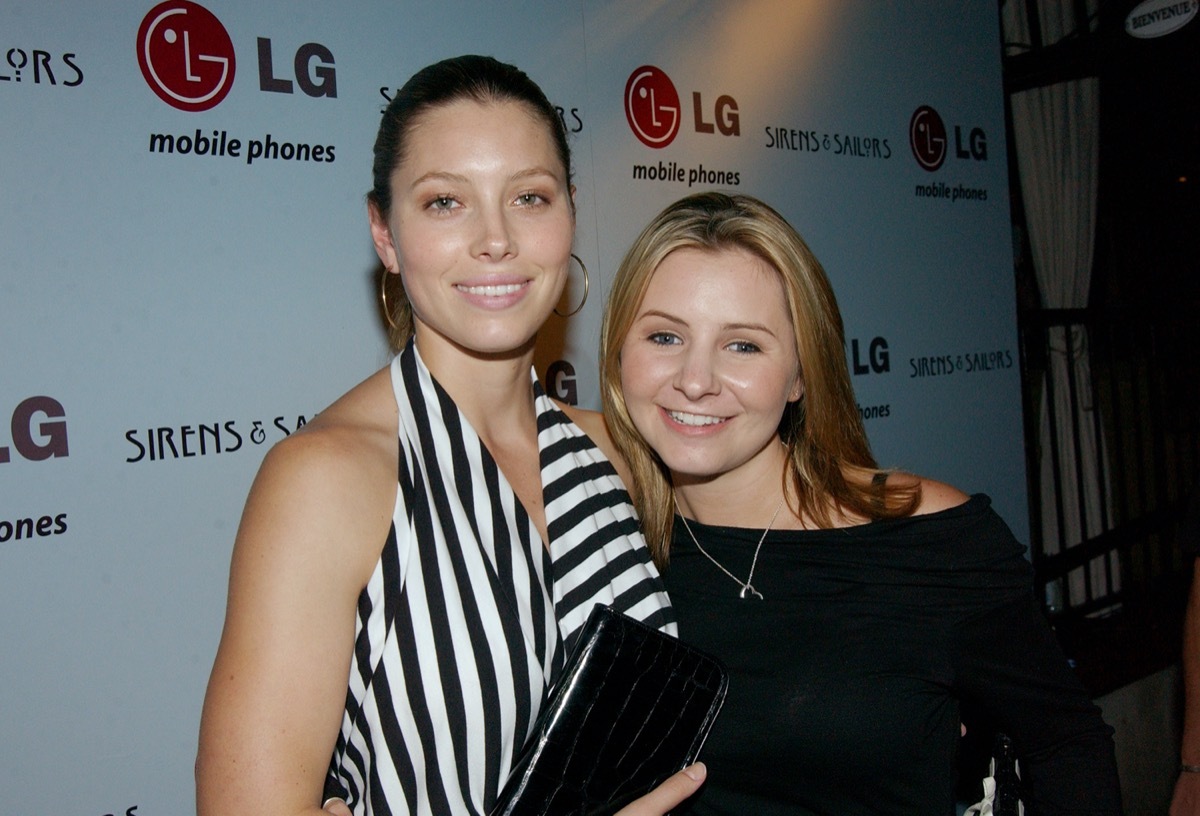 Jessica Biel and Beverley Mitchell in 2003