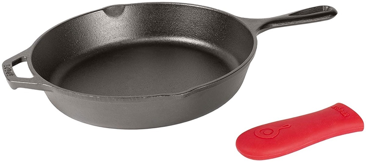 black cast iron skillet