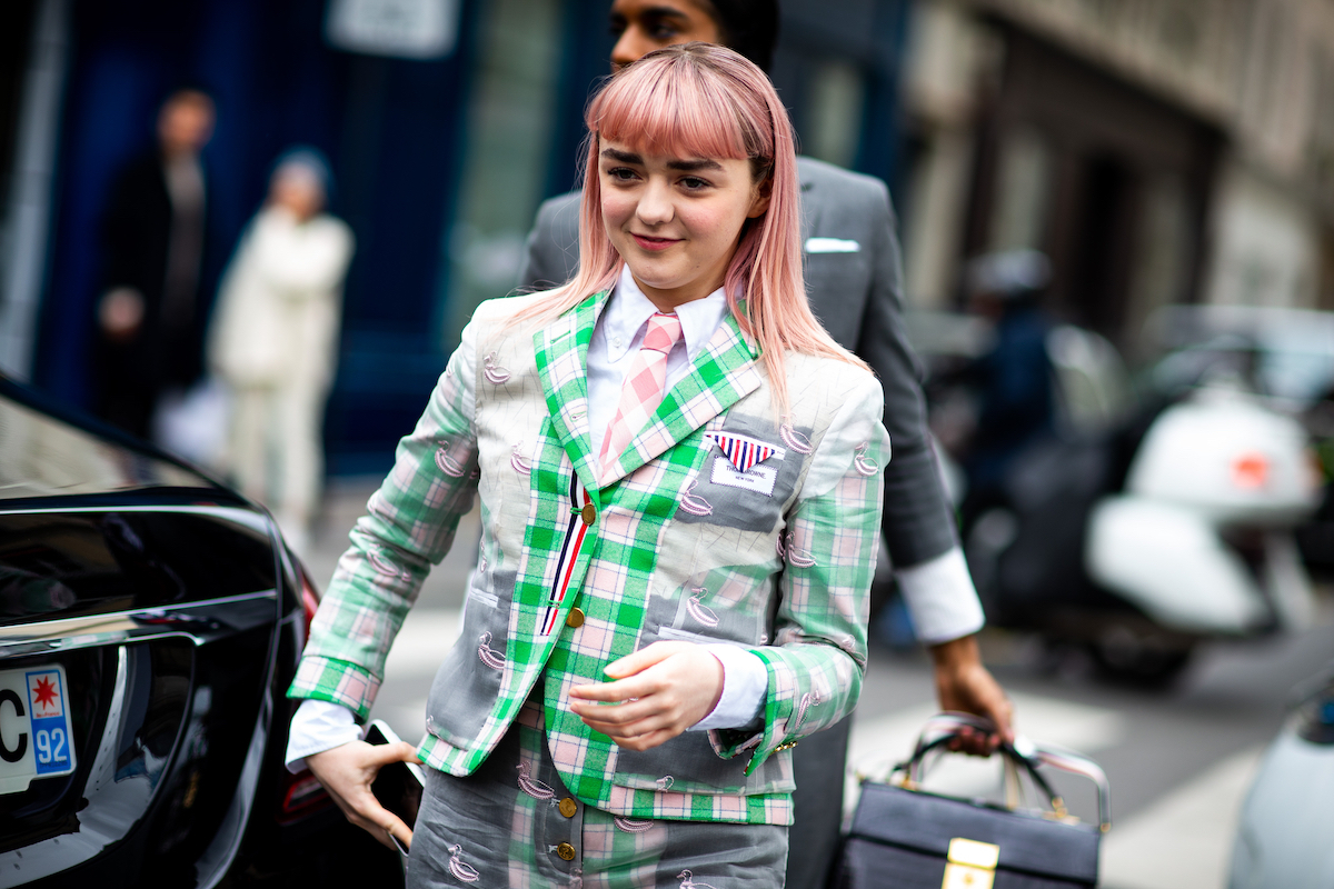 Maisie Williams at Paris Fashion Week in 2019