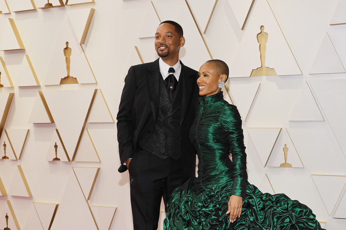 Will Smith and Jada Pinkett Smith at the 2022 Oscars